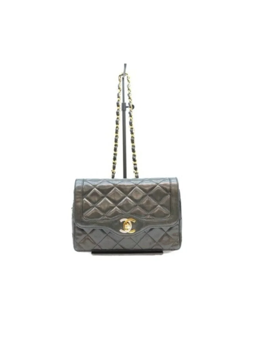 Chanel Black Lamb Limited Edition Single Flap Quilted 19 Shoulder